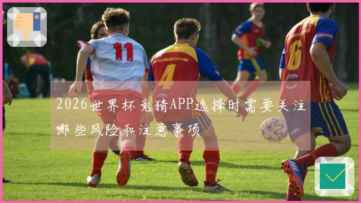 2026世界杯竞猜APP选择时需要关注哪些风险和注意事项